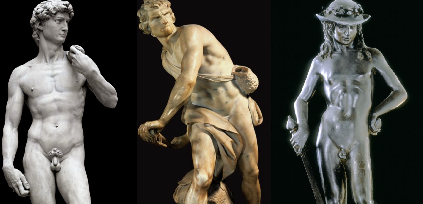Il David: la forza dell'uomo in Donatello, Michelangelo e Bernini